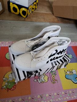 Vans PATTA Sk8-hi  white Size 12M