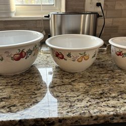 Vintage Bowls Corelle By Stoneware 