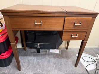 Sears Sewing Machine in table