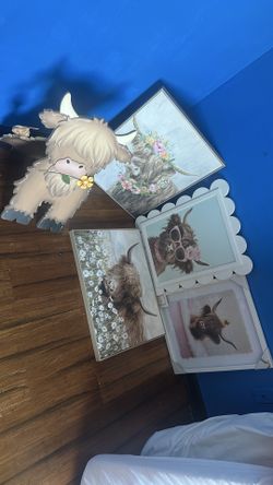 Highland cow decor