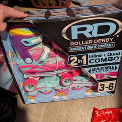 New In Box Skates Sz 3-6