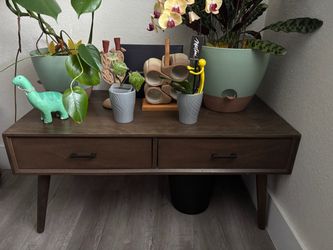 Mid-Century Modern Wooden Dresser / Console Table