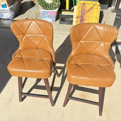 Set Of (2) Counter Bar Stools