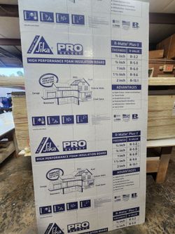 RMAX Pro Select R-Matte Plus-3, 0.5 in x 48 in x 8 ft. R-3.2 ISO Rigid foam insulation board