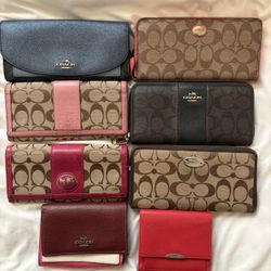 coach wallet lot