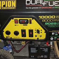 Champion Dual Fuel Generator 