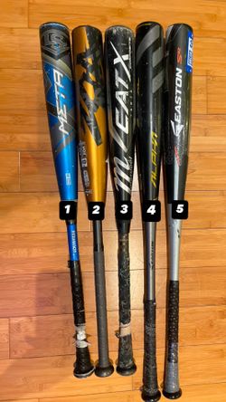 Louisville, DeMarini Zoa, Marucci Cat X, Easton Bats