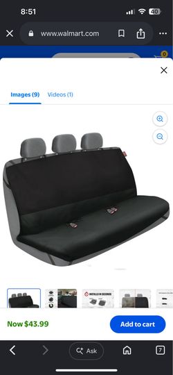 Dickies 1 Piece Rear Seat protector