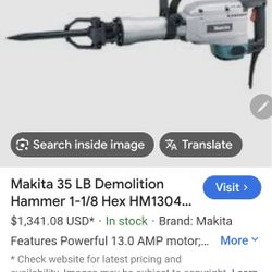 Makita Demo Hammer 