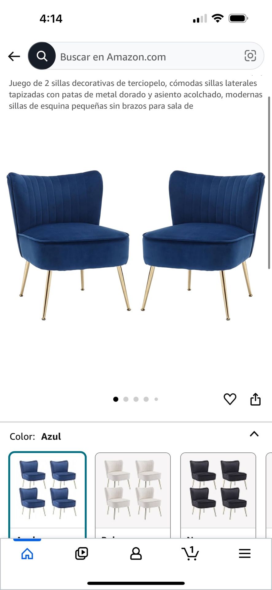 Blue chairs
