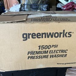 Electric greenworks pressure washer