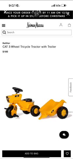 CAT3 Wheel Tricycle With Trailer