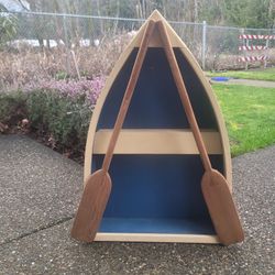 Wooden Boat Shelf