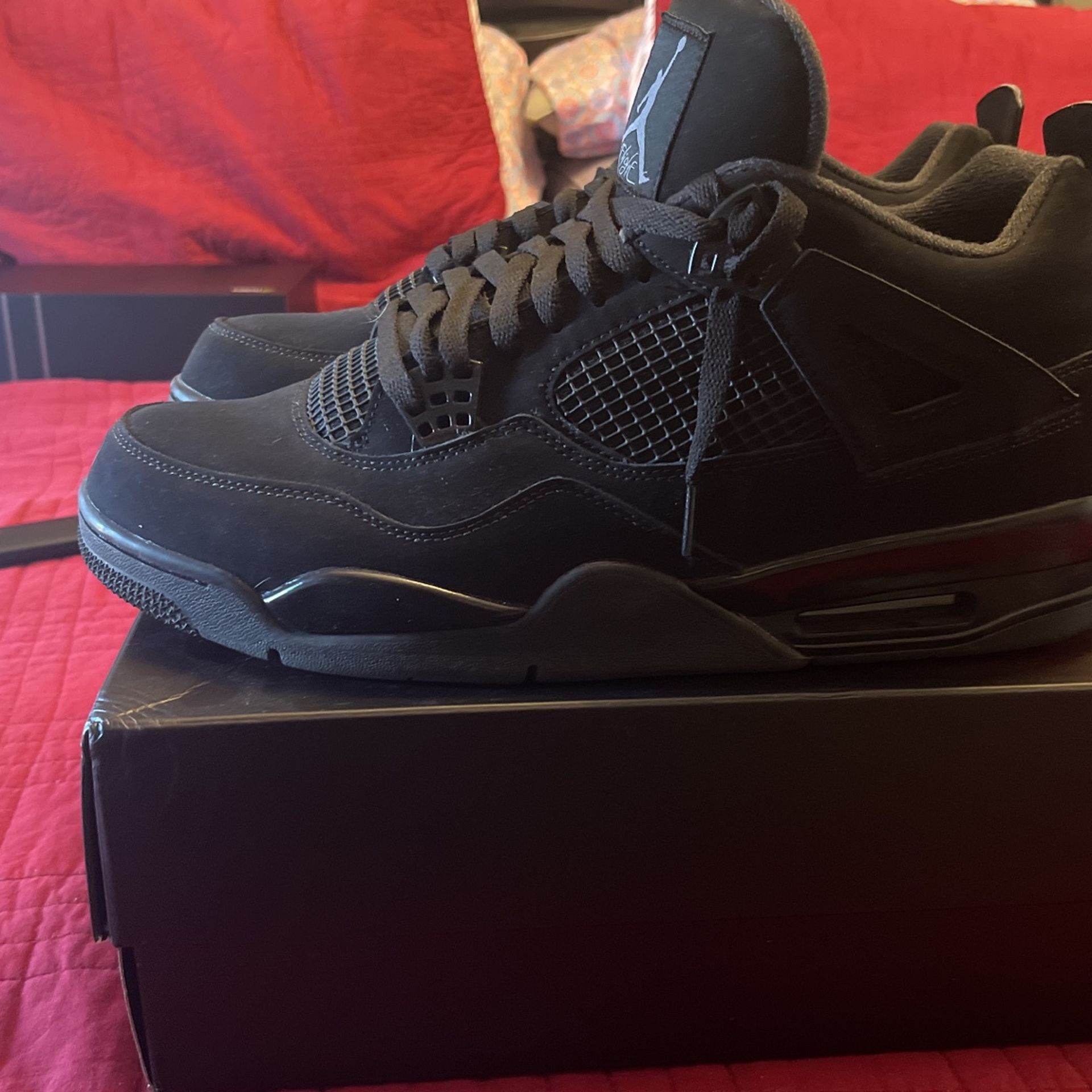 Jordan 4 Black Cat Size 14 display picture 2