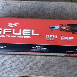 Milwaukee M12 FUEL 12-Volt Lithium-Ion Brushless Cordless High Speed 3/8 in. Ratchet .  Brand NEW.  Tool Only. 