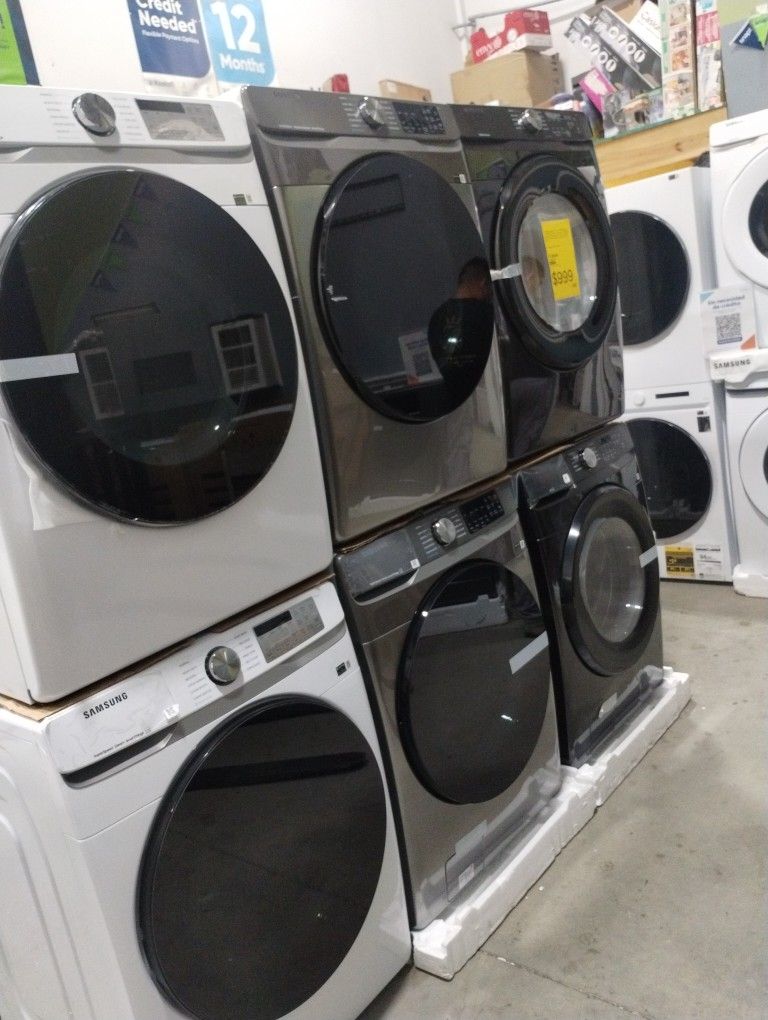 Samsung front loader washer and dryer starting at 999 and up