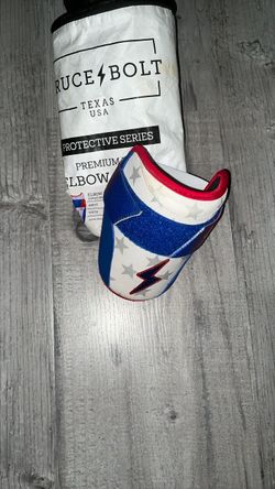 Bruce bolt Brandon Nimmo Signature Series Stars & Stripes premium pro elbow guard youth
