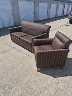 Nicely designed sofa bed and  chair
