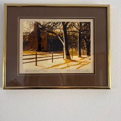 James H. Wennersten Signed Silk Screen Print 