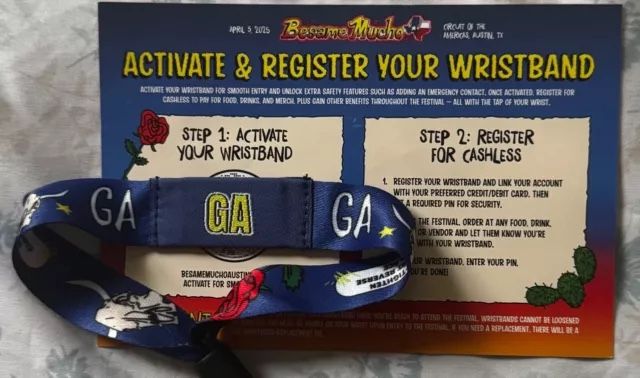 Besame Mucho 2025 GA Wristband Ticket