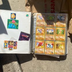 Binder Full Of Pokémon Cards From The 90s 