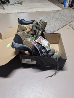 Camo Hunting Boots 8.5