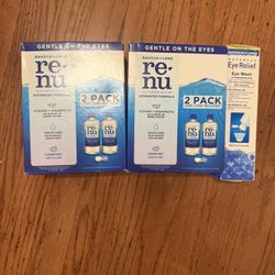 Renu Contact Lens Solution Bundle