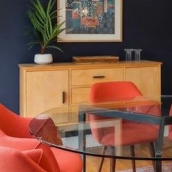 Room and Board  Linear Solid maple Wood Dining Room Buffet $150