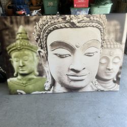 Large Buddha Canvas