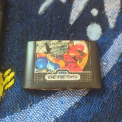 Forgotten Worlds. Sega Genesis. Works Fine