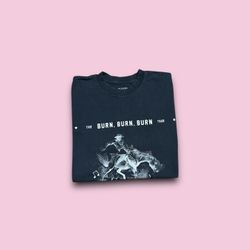 Zach Bryan “Burn , Burn, Burn” Official Tour Shirt Black Sz Small
