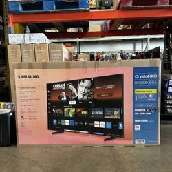 55” Samsung TV Plus Crystal Ultra High Definition Smart TV Brand New In Box 