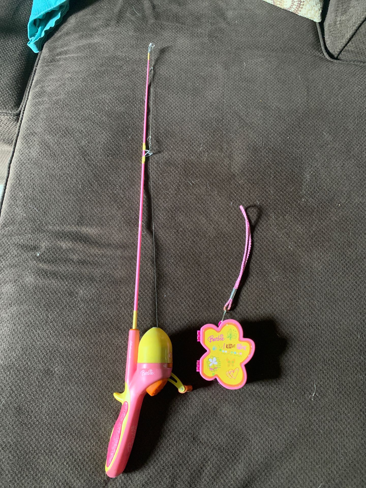 Barbie fishing rod