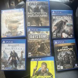 PS4 Game Lot - READ DESCRIPTION 
