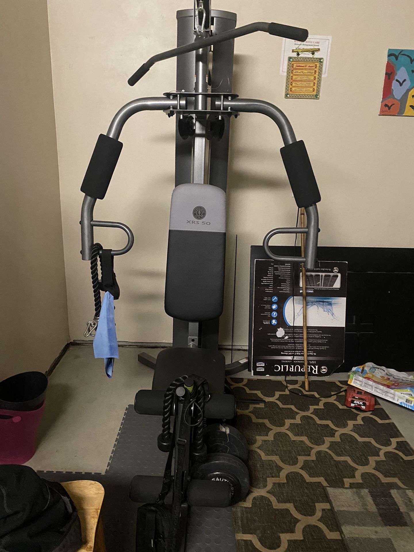 Fitness Equipment Xrs 50 Home Gym System From Weider Golds Gym