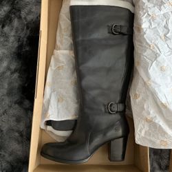 Black Born “Vita” Wide Calf Boots Size 7