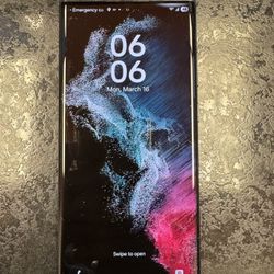 Samsung Galaxy S22 Ultra (128GB, Black, Unlocked)