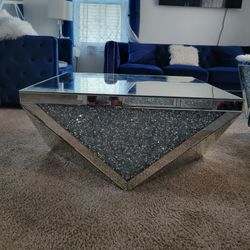 Crushed Glass Coffee Table