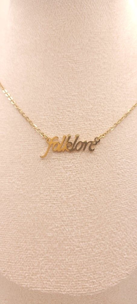 Yellow Gold Plated Necklace