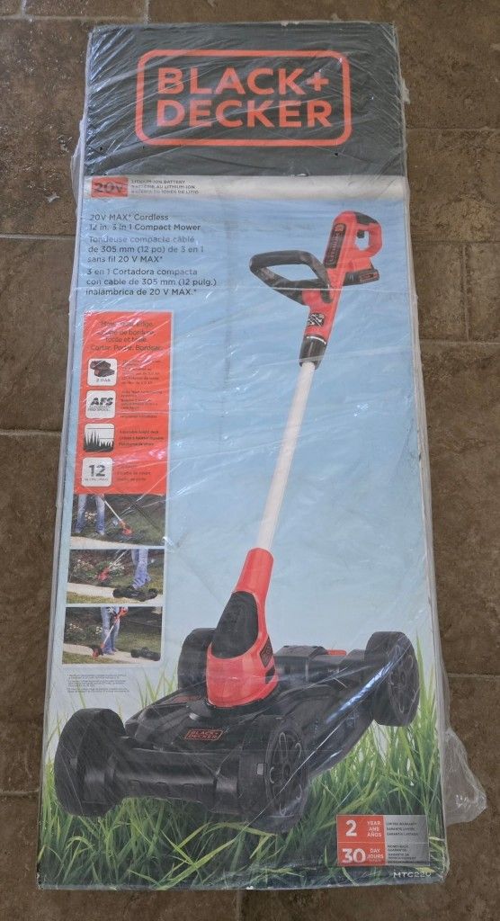 3 n 1 Edger Mower. Battery 