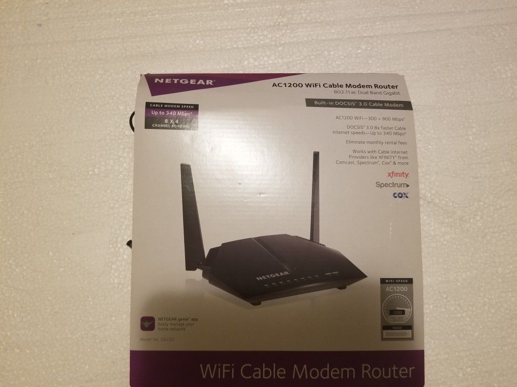 Wifi Cable Modem Router - Never Used