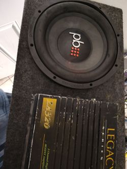 Car audio subwoofers and amplifiers available