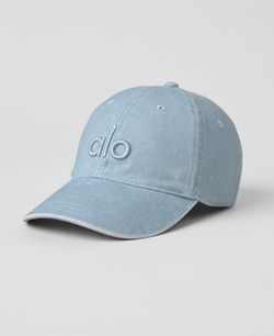 Alo Yoga Washed Off-Duty Cap in Light Denim🧢