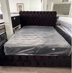 New 12” Queen Hybrid Cool gel Firm Mattress - $0 Down, Flexible Payments Available