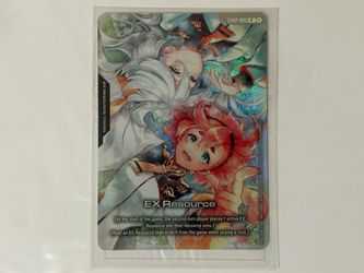 Gundam Card Game Suletta Mirione EX Resource and playmat