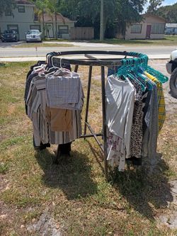 Woman and man clothes  different sizes
