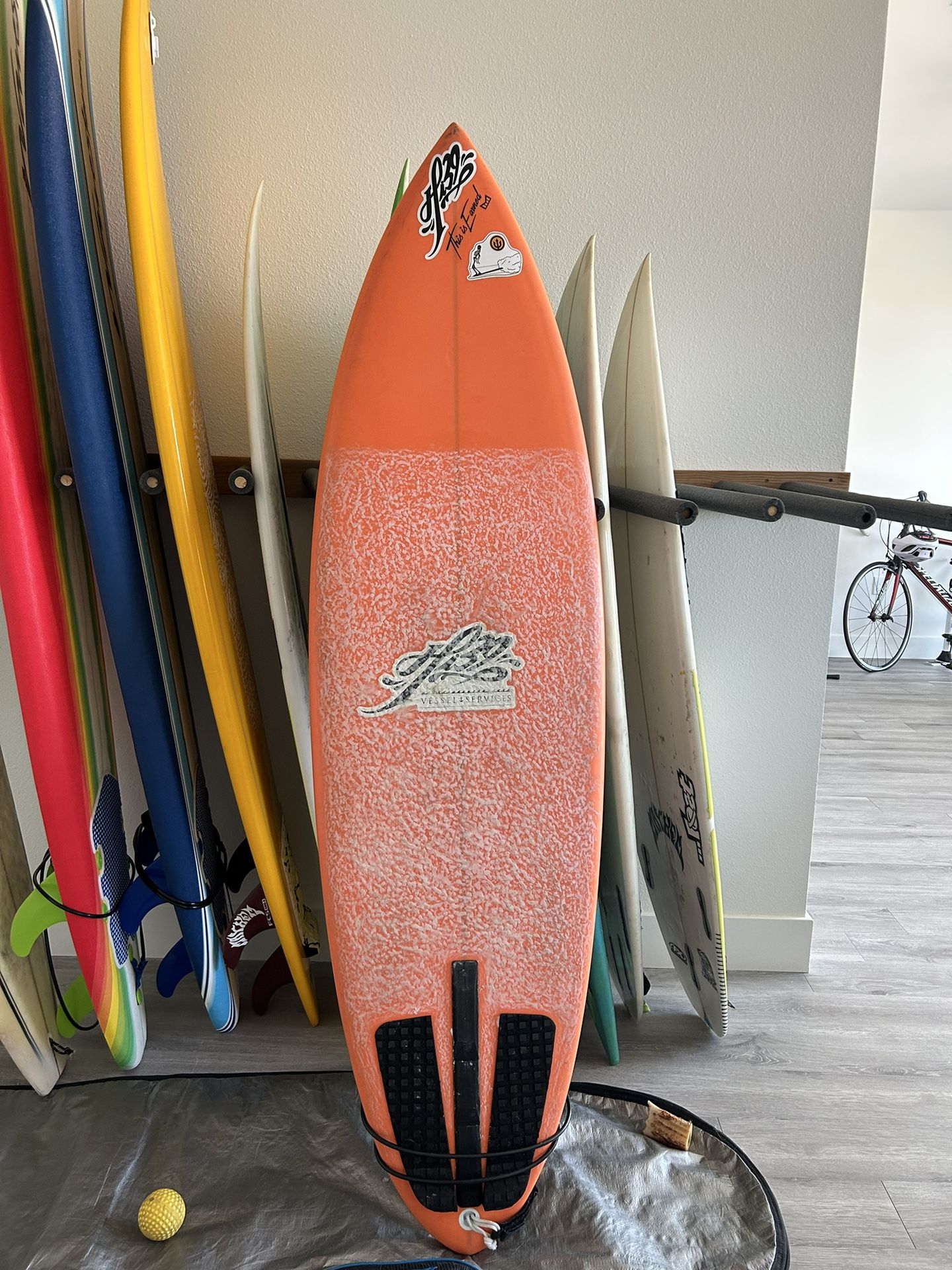 6’ Alton Neptune Single Fin Surfboard