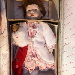 Vintage porcelain doll