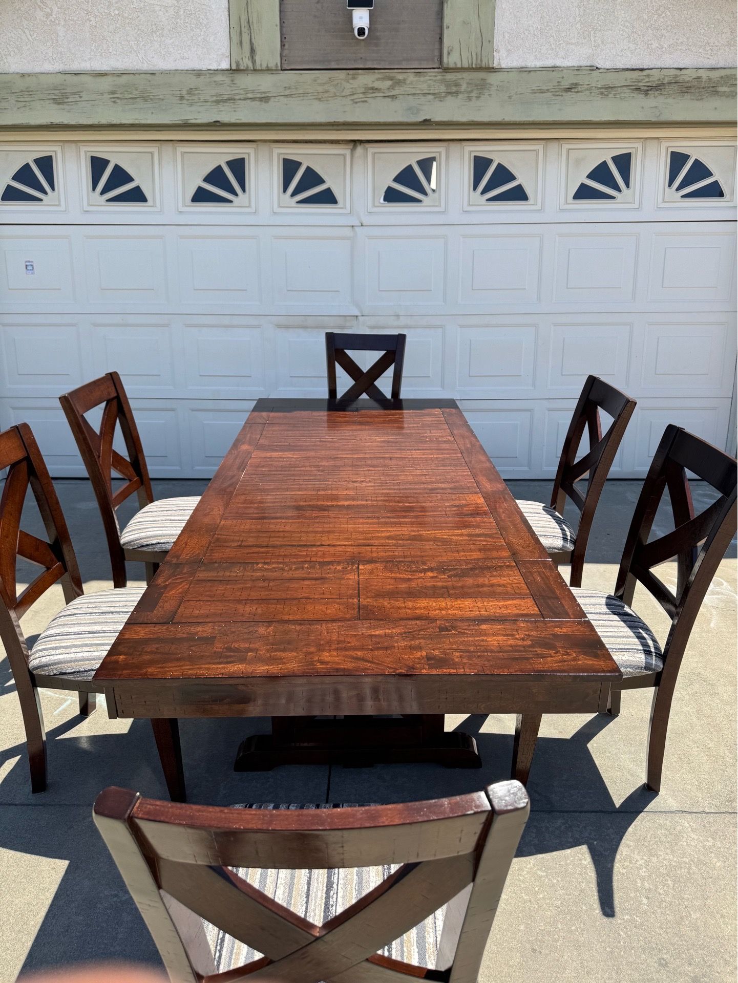 Rustic Dining Table With 6 Chairs