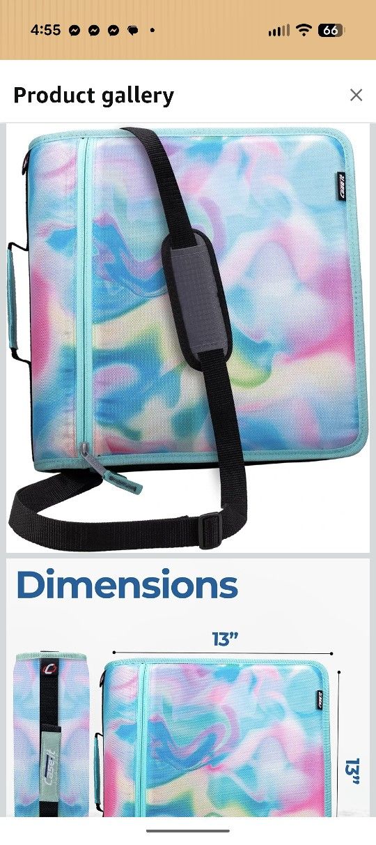 Case it Zipper Binder NEW